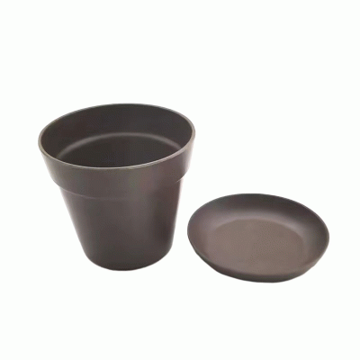 Custom Branded Mini Planting Kit, Value, Coffee grounds/plant fibers/biodegradable— Printed With Your Logo 