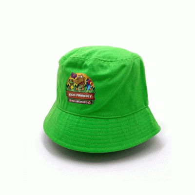 Customize All Types Eco Friendly GRS Certified Recycled PET Bucket Hat /Fisherman's hat-Make Your Brand Ubiquitous 