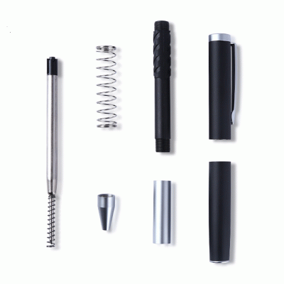 Creative Design Spring Metal Ballpoint Pen Customized Long Engraving for Foreign Trade Amazon Hot Selling European Standard Chinese Oily Pen-Good products from ProductClub 