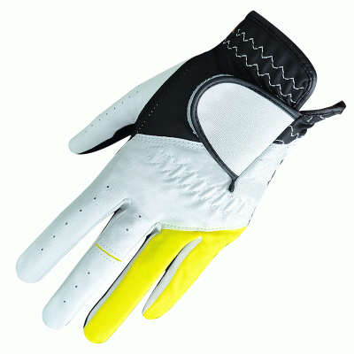New Design Custom Golf Microfiber  Black and White Men's Golf Glove-Good products from ProductClub 
