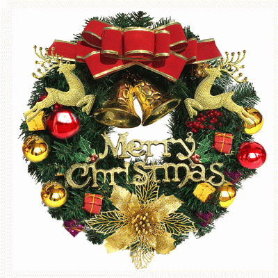 Amazon Hot Sale Outdoor Hanging Christmas Ball Garland Wreath Decorative  