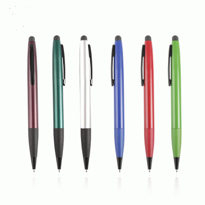 Wholesale Metal Touch Pens Multifunctional 2-In-1 Touch Screen Ballpoint Pens-Good products from ProductClub 