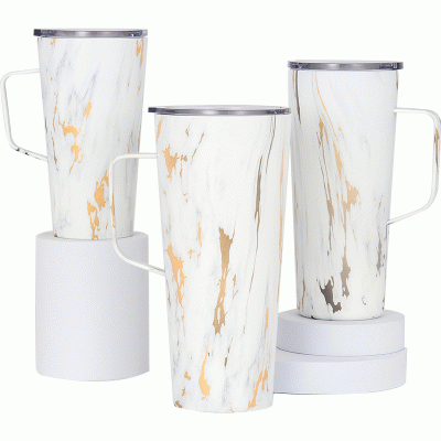 Customized Full Color Double-Layer Vacuum Stainless Steel Mug Insulated Water Cup With Food Grade PP Lid -Good product from ProductClub 