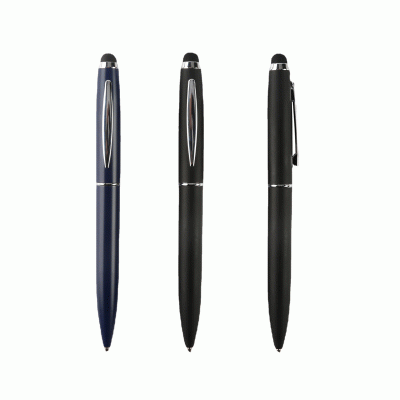 Wholesale Customized Logo for Metal Rod Touch Screen Ballpoint Pen Multifunctional Handwriting 2-in-1 Touch Pen for Mobile Phones and Ipad-Good products from ProductClub 