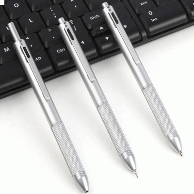Wholesale Customized Multifunctional Metal Pen with Four Color Ballpoint Pen, Customized Four In One Engineering Pen With Automatic Pencil -Good product from ProductClub 