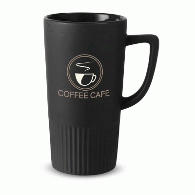 Cross Border Hot Selling Custom Ribbed Base Ceramic Coffee Mug-Good products from ProductClub 