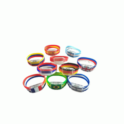 Cheap Promotional Gifts Silicone LED Flashing Bracelet Silicone Promotional Advertising Bracelet 