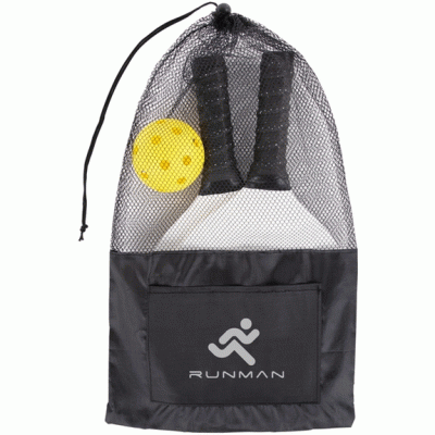  HOT SALE Custom Pickleball Set w/ Logo Mesh Pouch-Good products from ProductClub 