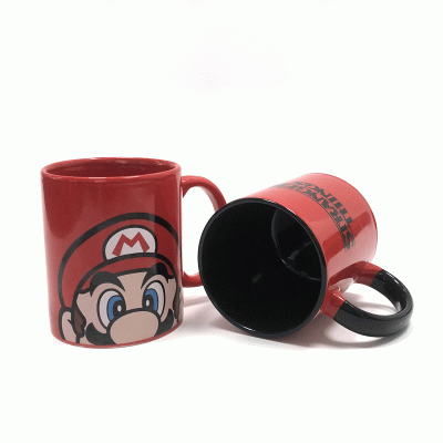 Fashion Design Custom Logo 11oz/330ml Dual Color Glazed Ceramic Mug Coffee Cup-Good products from ProductClub 