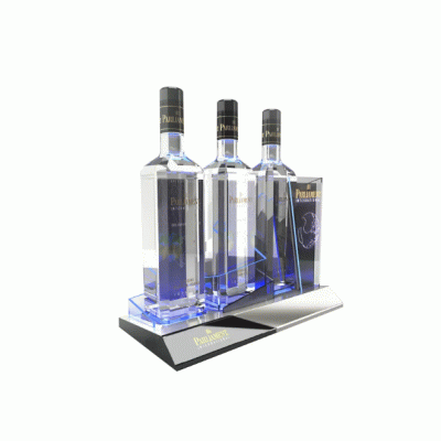 Customize Various Types  Eco Friendly Acrylic Customized Wine Display Stand-Make your brand ubiquitous 