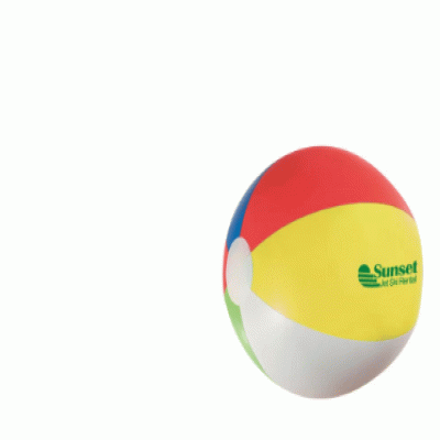 Perfect Promotional Gift-Custom Branded 16" Beach Ball — Printed With Your Logo 