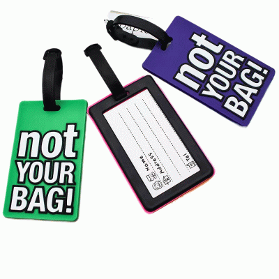Popular Custom Personalised 3D Relief Logo Pvc Luggage Tag-Good products from ProductClub 