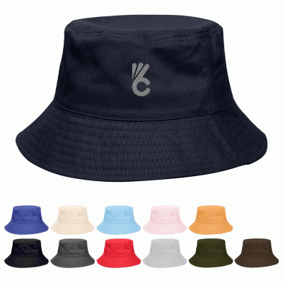 Customized Logo Cotton Twill Foldable Bucket Hat-Good products from ProductClub 
