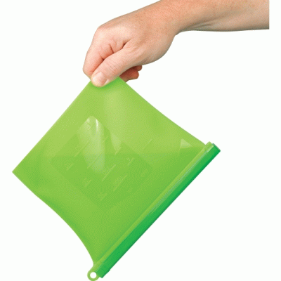 Multicolour Reusable Silicone Slide-Lock Custom Food Bag-Good products from ProductClub 