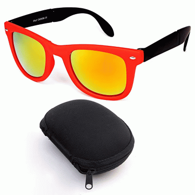 Fashion Hot Sale PC Lenses Folding Sunglasses with Case-Good products from ProductClub 