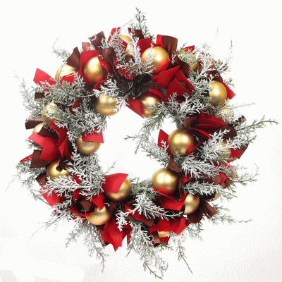 Wholesale Cheap Price Artifical Christmas Wreath Decoration Hanging Door Garland  