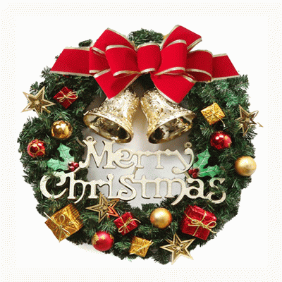 Amazon Hot Sale Outdoor Hanging Christmas Ball Garland Wreath Decorative  