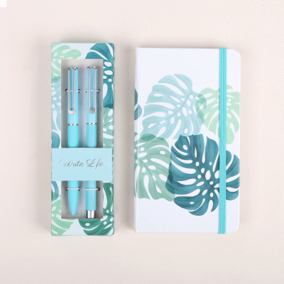 Festival Gifts Customized Ballpoint Pen Stationery Set Amazon's Hot Sale High Aesthetic Fashion Creative Student Notebook set Business gift set-Good product from ProductClub 
