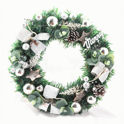 Factory Price Garland Arrangement Christmas Ornament Christmas Wreath Decorative Wreath  