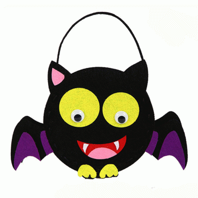 Amazon Hot Sale Halloween Gift Bag Children's Felt Candy Bag  