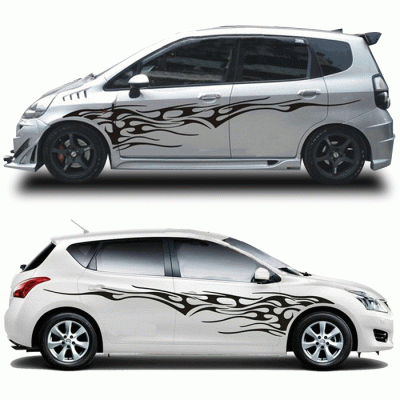 High Quality Custom Logo Car Decal Sticker Die Cut Window Display Sticker  