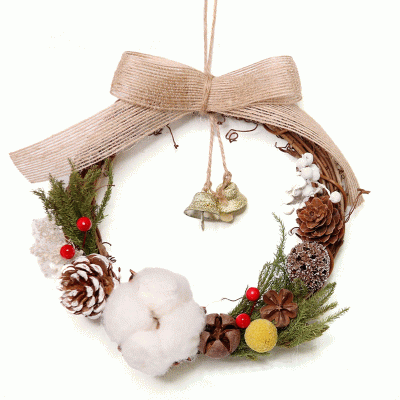 Wholesale Cheap Price Christmas Garland Christmas Wreath Garland For Door Hanging  