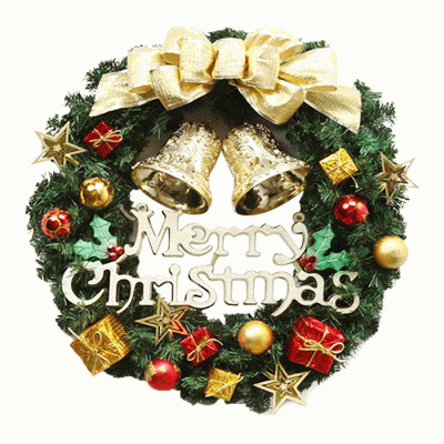 Amazon Hot Sale Outdoor Hanging Christmas Ball Garland Wreath Decorative  