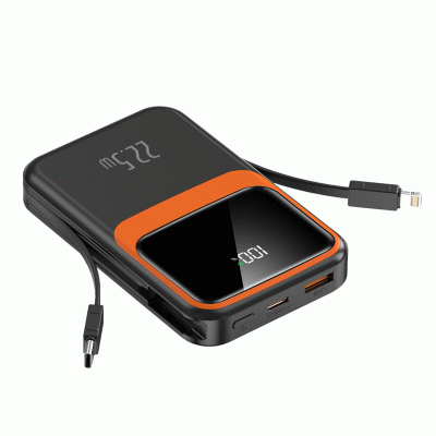 2 in 1 Wired & Magnet Wireless Two-Way Fast Charging Light and Portable PowerBank-Good products from ProductClub 