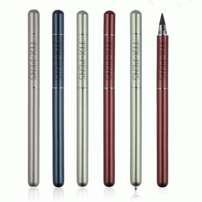 Popular Design Hot Selling Metal Alloy Pencil Double Inkless Pen Napkin Forever Pen-Good products from ProductClub 