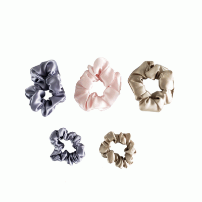 Custom Size  100% Satin SilkPure Hair Scrunchies For Valentine's Day  Girlfriend-Good products from ProductClub 