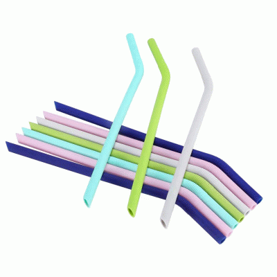 Food grade silicone straws with multiple packaging options-Printed With Your Logo 