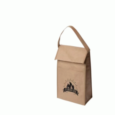 Custom Branded Kraft Paper Retro Luncher — Printed With Your Logo 