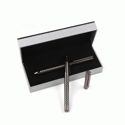 Customized Logo Carbon Fiber Metal Pen Popular European and American Business Conference Signature Pen Heavy Metal Sensitivity -Good products from ProductClub 