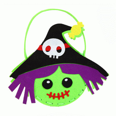 Amazon Hot Sale Halloween Gift Bag Children's Felt Candy Bag  