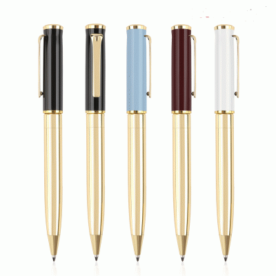 High End Electroplated Metal Pen Customized High-End Gift Pens Amazon Simplicity  European and American Ballpoint Pens With Customized Logo-Good products from ProductClub 