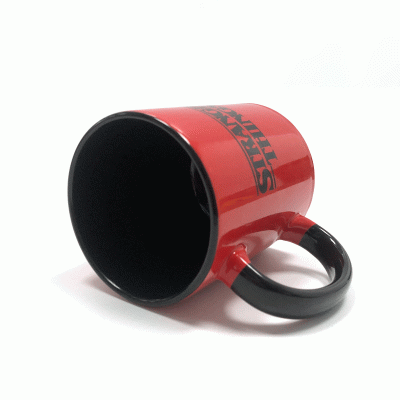 Fashion Design Custom Logo 11oz/330ml Dual Color Glazed Ceramic Mug Coffee Cup-Good products from ProductClub 