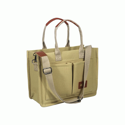 Customized High Quality Canvas Bag Large Capacity Multi-layer Portable Canvas Shoulder Bag-Good products from ProductClub 