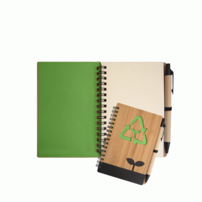 Recycled Bamboo Cover Notebook for Promotional Gifts 