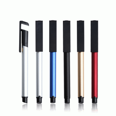 Customized Logo Promotion Gift Pen Creative Multifunctional Metal U Disk and Phone Holder Pen USB Ballpoint Pen-Good products from ProductClub 