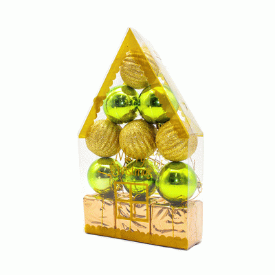 Amazon Hot Sale PET Foam Christmas Ball Sets Packed In Gift Box  