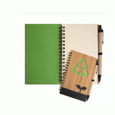Recycled Bamboo Cover Notebook for Promotional Gifts 