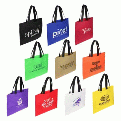 Custom Branded Landscape Recycle Shopping Bag — Printed With Your Logo 