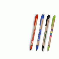 Custom Branded Eco-friendly Ballpoint Stylus Pens w/ Custom Logo Recycled — Printed With Your Logo