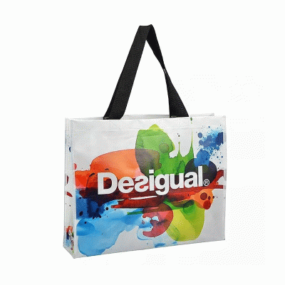 Amazing Custom Full Color  Non Woven Trade Show Bags with Weaving Handle-Good products from ProductClub 