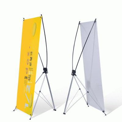 OEM Hot Selling Popular Easy Set Up Portable Display Korean X Banner Stand 
