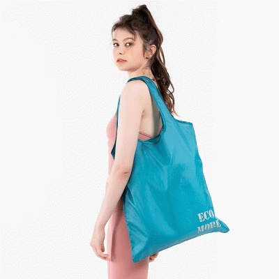 RPET foldable shopping bag-(Recycled materials - materials from nature) 