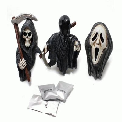 Halloween Automotive Stuff Horror Car Air Fresheners Grim Reaper Fan Diffuser Outlet Decorations 