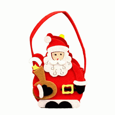 Factory Price Handmade Christmas Gift Bags Felt Candy Bag  