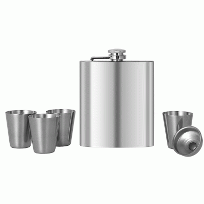 Customized High-Quality Wine Set  Flask Set with Box For Festival Gifts 