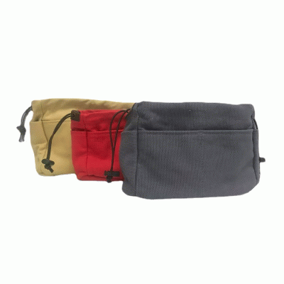RPET Recycled Cotton Drawstring Makeup Bags - Customize and Carry Your Makeup Sustainably 